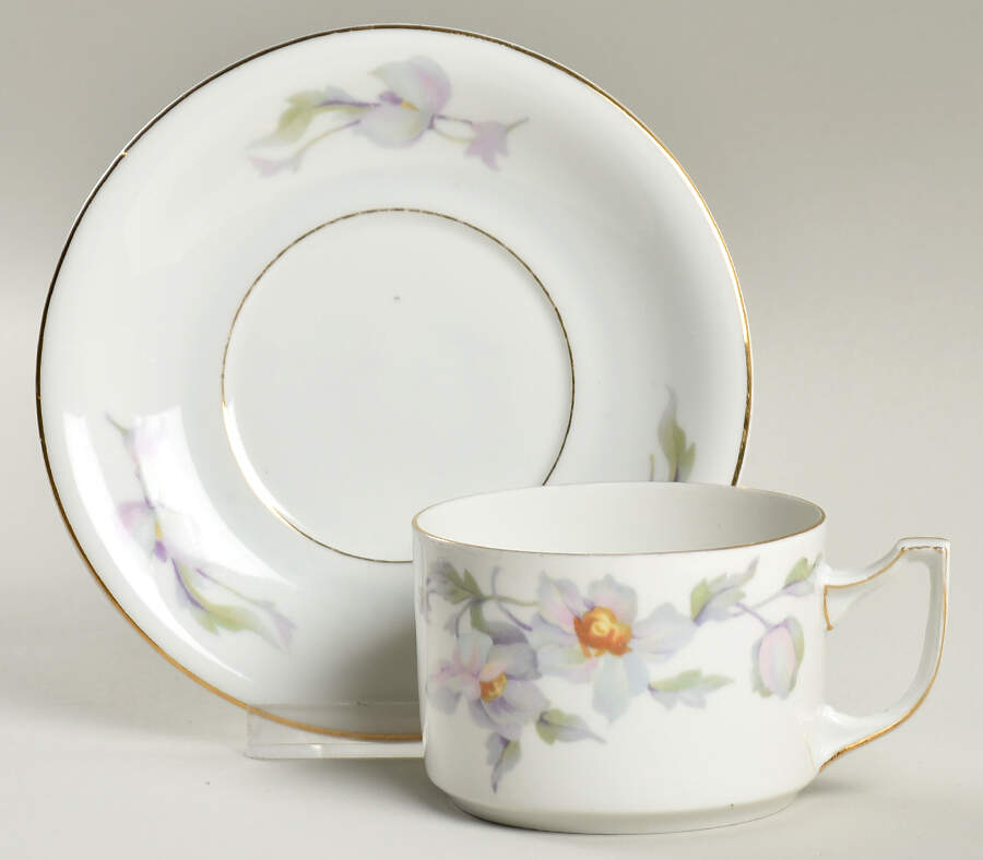 16665 Flat Cup & Saucer Set by Epiag-1