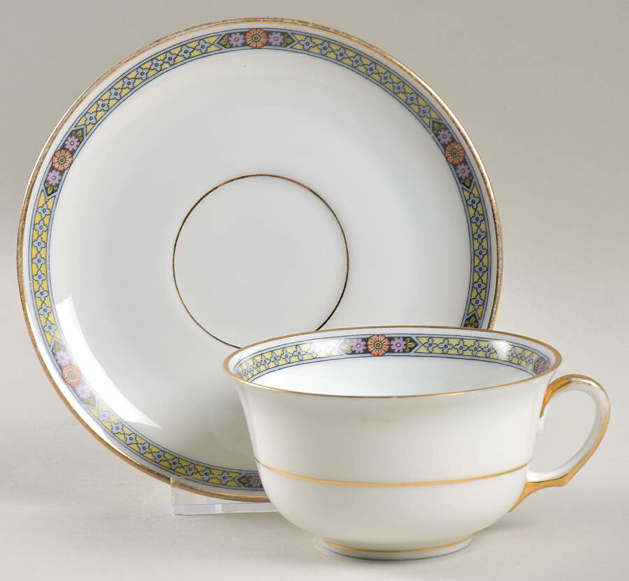 4907 Flat Cup & Saucer Set by Epiag-1