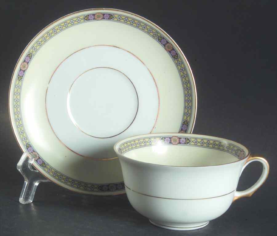 4907 Flat Cup & Saucer Set by Epiag-1