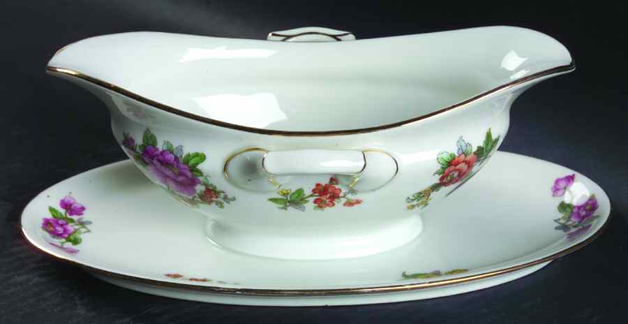 6509 Gravy Boat with Attached Underplate by Epiag-1