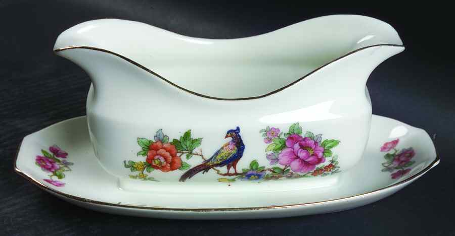 6509 Gravy Boat with Attached Underplate by Epiag-1