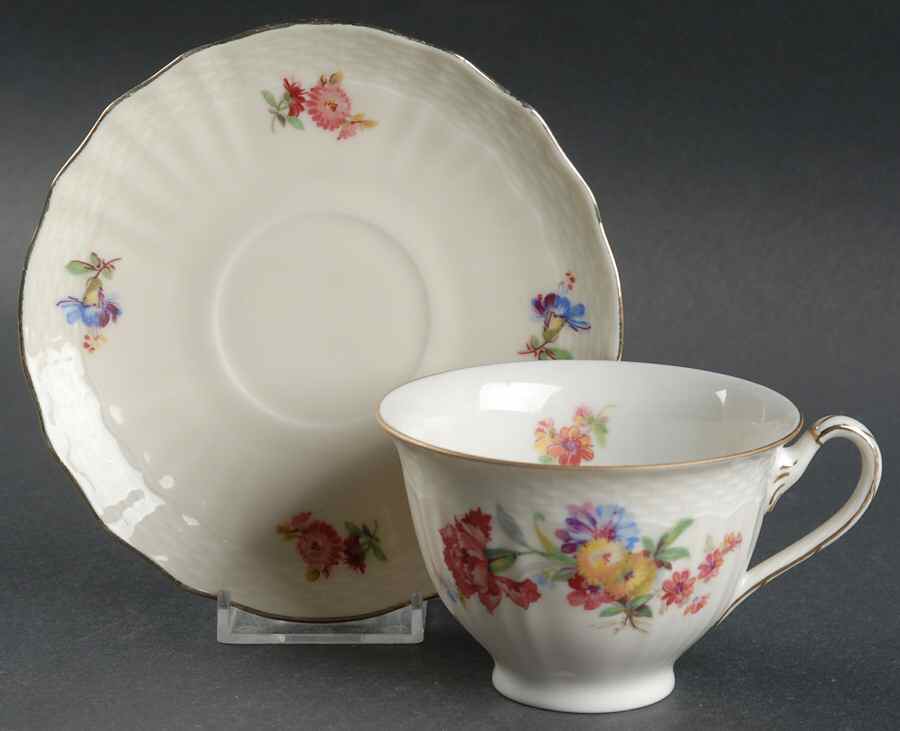 8702 Footed Cup & Saucer Set by Epiag-1