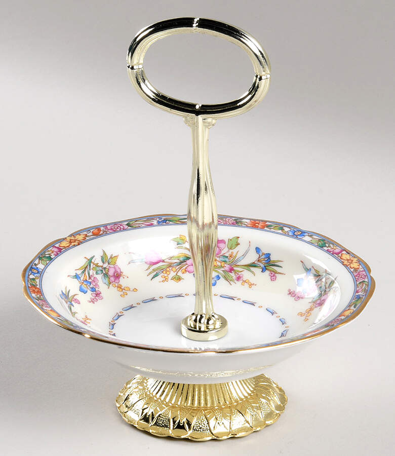 8987 6"-7" Handled Footed Nut Dish HC by Epiag-1