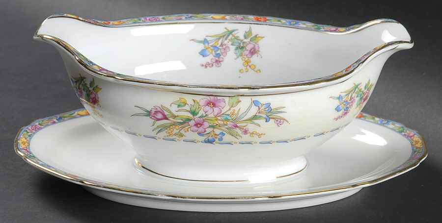 8987 Gravy Boat with Attached Underplate by Epiag-1