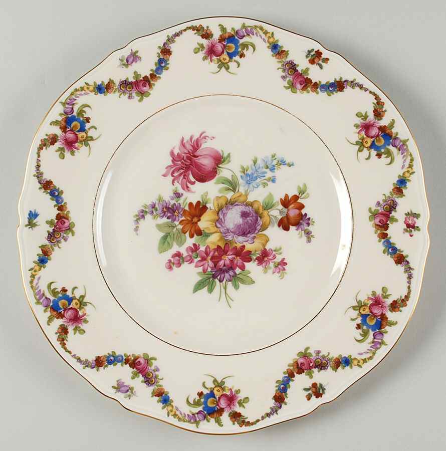 9954-9195 (Cream, Emboss Groove Edge) Dinner Plate by Epiag-1