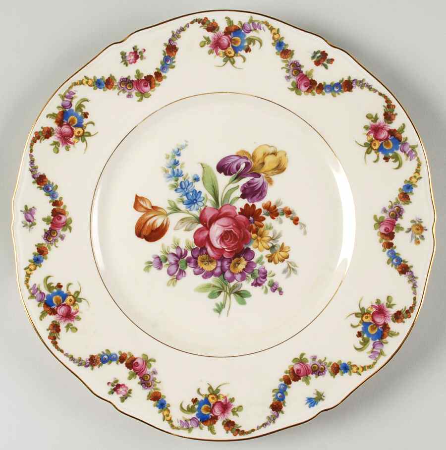 9954-9195 (Cream, Emboss Groove Edge) Dinner Plate by Epiag-1