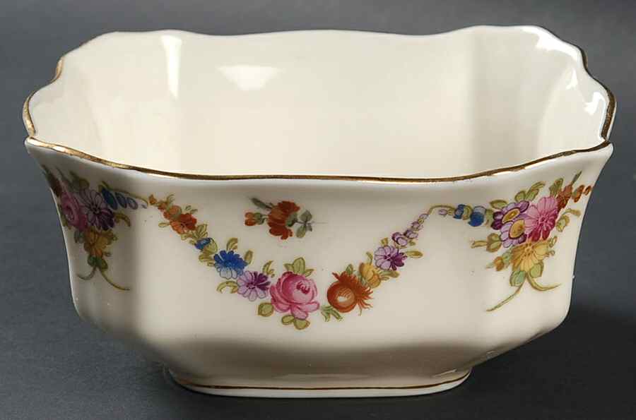 9954-9195 (Cream, Emboss Groove Edge) Open Candy Dish by Epiag-1