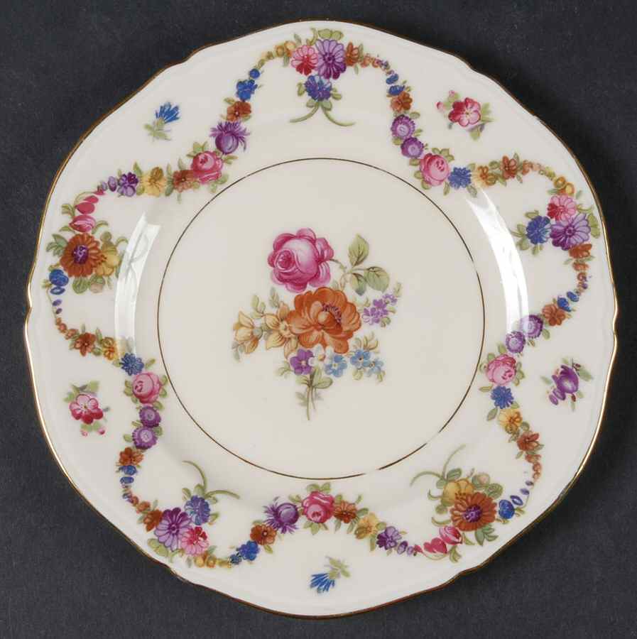 9954-9195 (Cream, Emboss Groove Edge) Bread & Butter Plate by Epiag-1