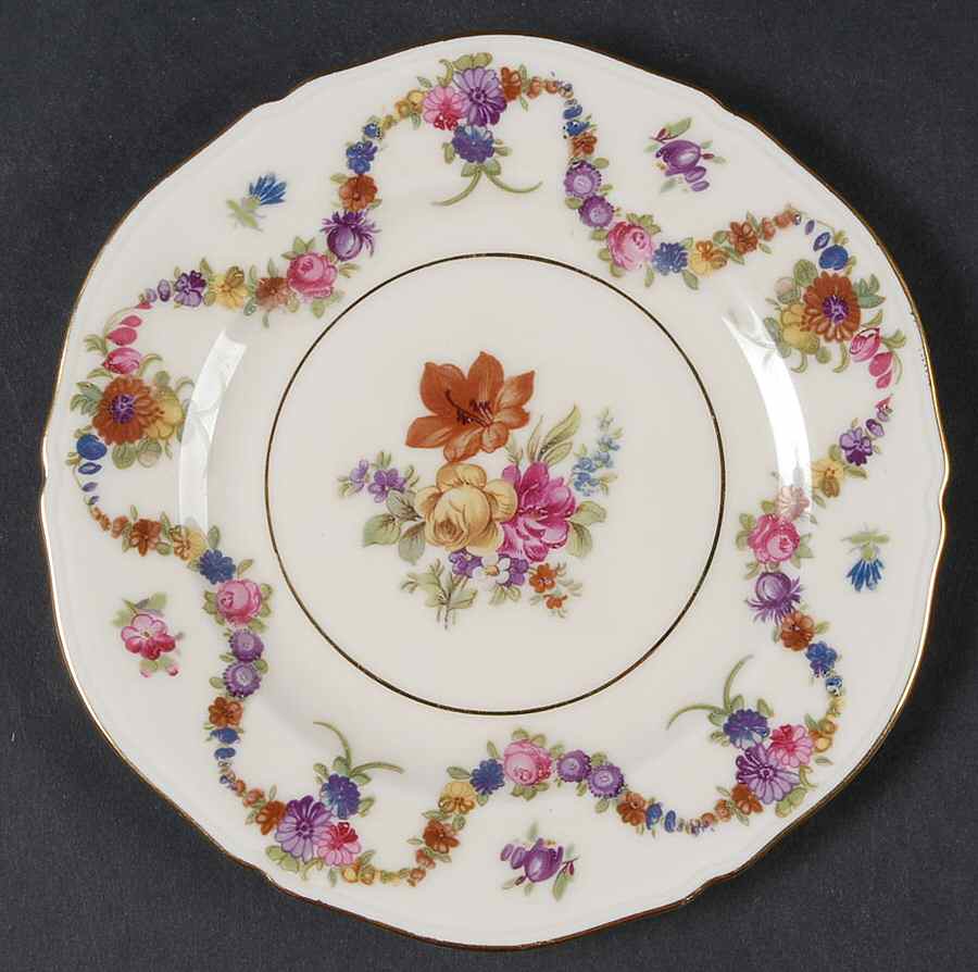 9954-9195 (Cream, Emboss Groove Edge) Bread & Butter Plate by Epiag-1