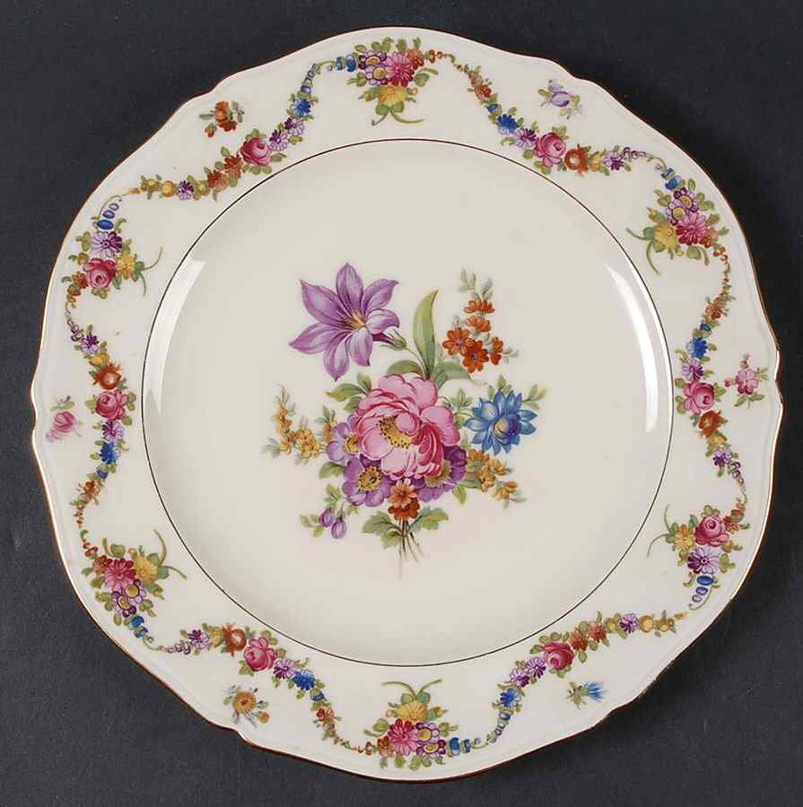 9954-9195 (Cream, Emboss Groove Edge) Dinner Plate by Epiag-1