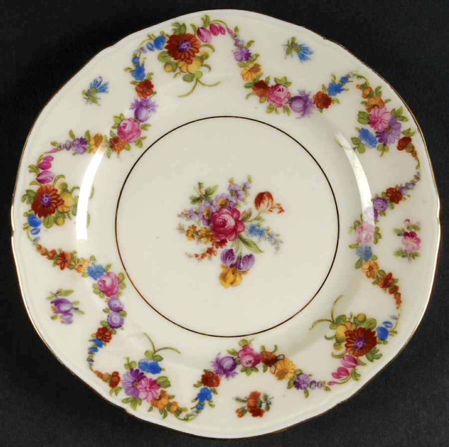 9954-9195 (Cream, Emboss Groove Edge) Bread & Butter Plate by Epiag-1