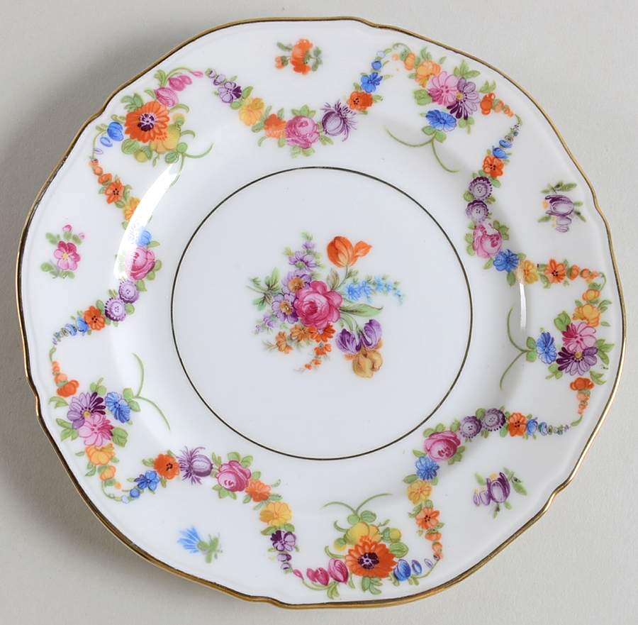 9954-9195 (White, Emboss Groove Edge) Bread & Butter Plate by Epiag-1