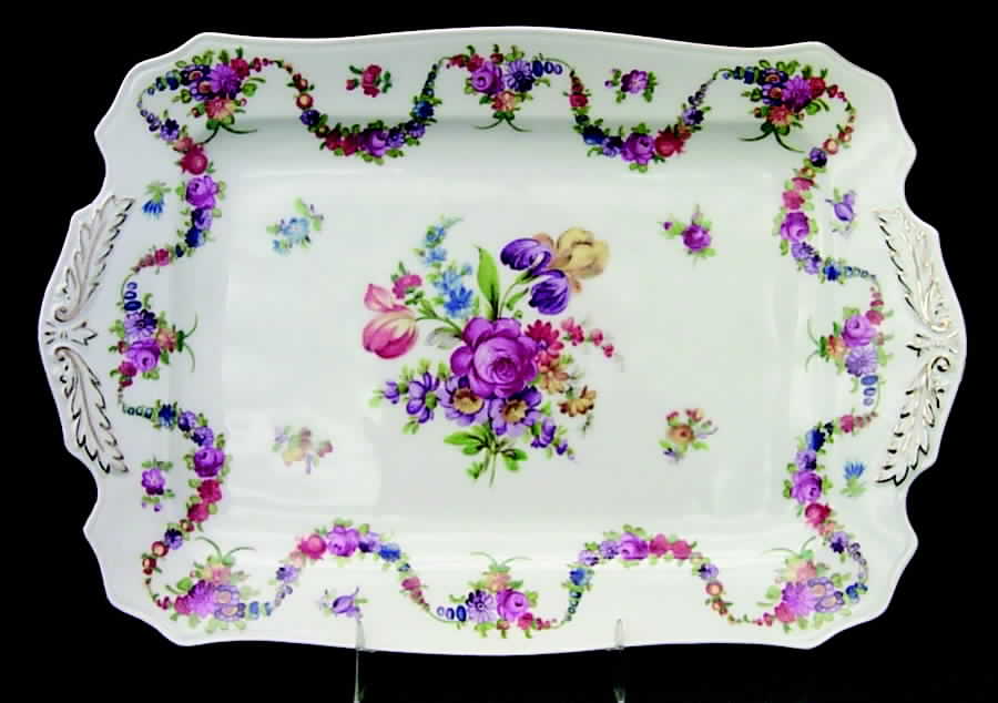 9954-9195 (White, Emboss Groove Edge) Large Sandwich Tray by Epiag-1