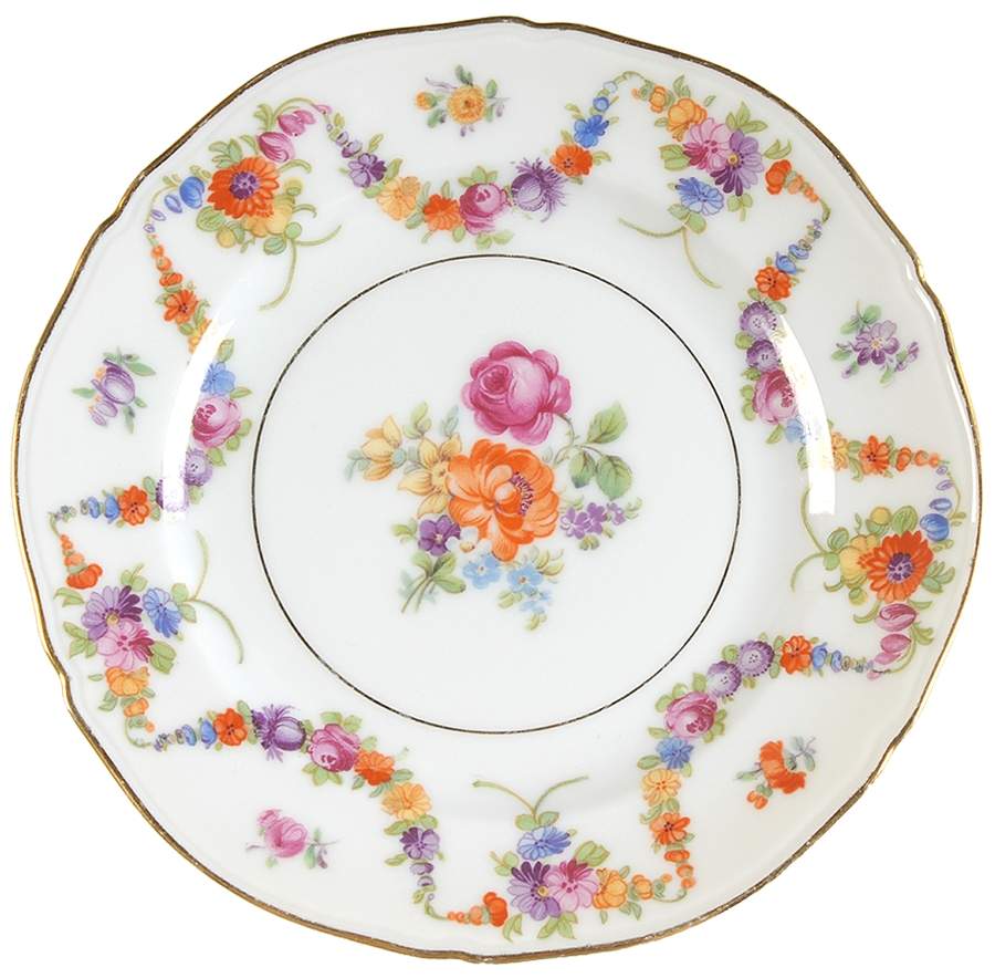 9954-9195 (White, Emboss Groove Edge) Bread & Butter Plate by Epiag-1