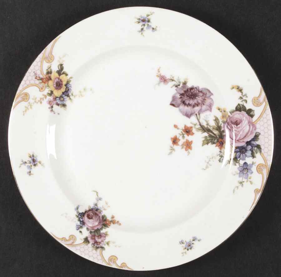 Bridal Rose (White Background) Dinner Plate by Epiag-1