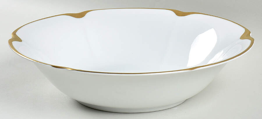 Coin Gold Alaska 9" Round Vegetable Bowl by Epiag-1