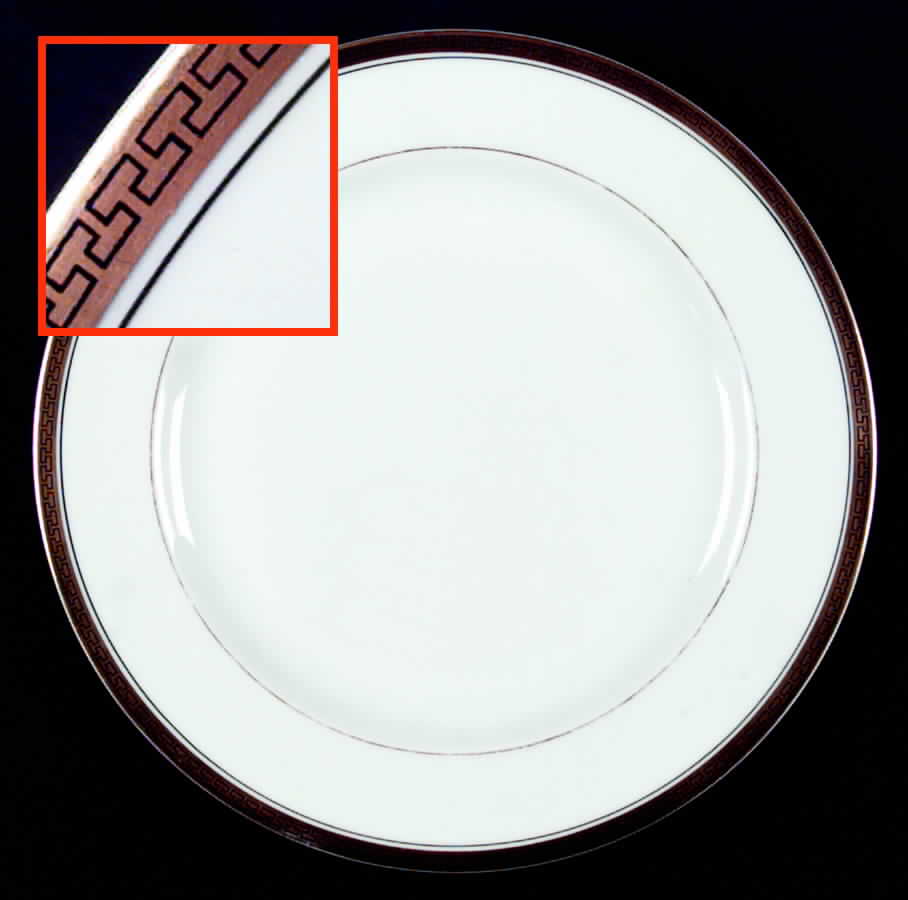 Corinthe (White Background) Dinner Plate by Epiag-1