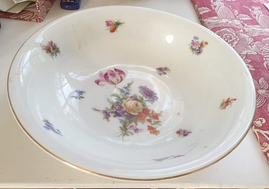 Dresdene (No Gold Filigree) 9" Round Vegetable Bowl by Epiag-1
