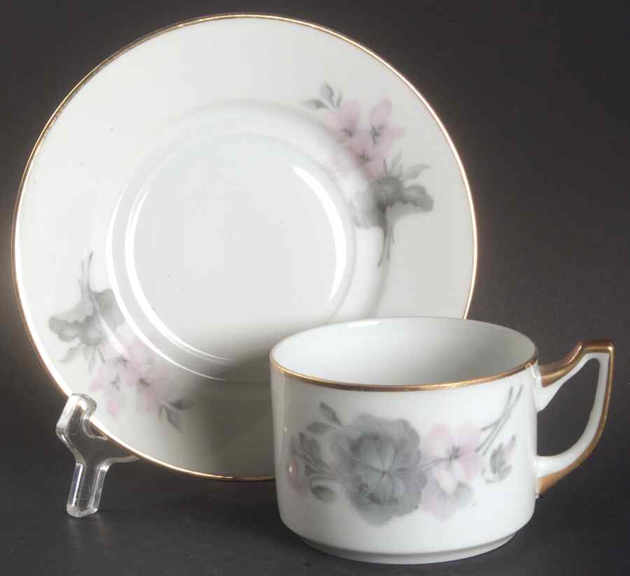 5082 Flat Cup & Saucer Set by Epiag-1