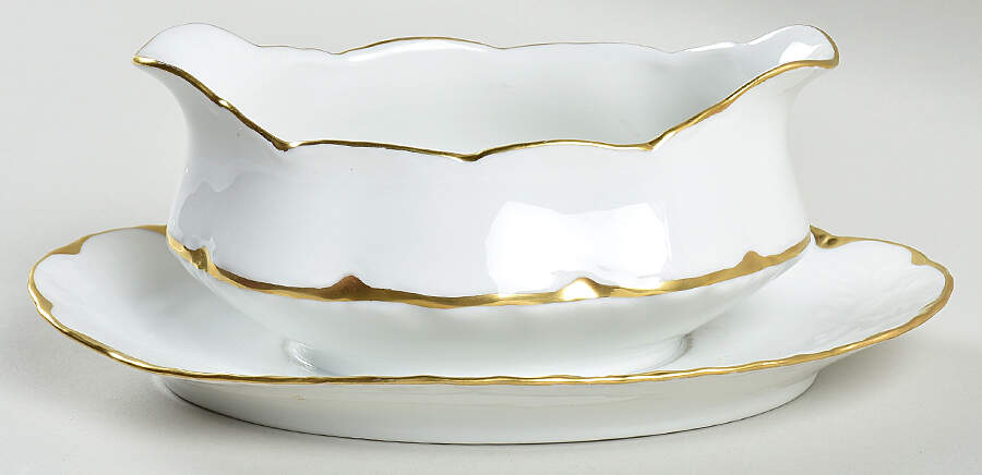 EPI39 Gravy Boat with Attached Underplate by Epiag-1