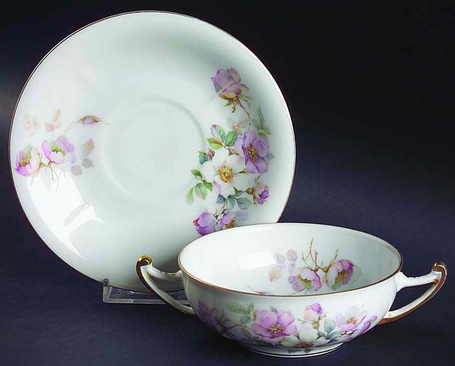 02460 Flat Cream Soup & Saucer Set by Epiag-1