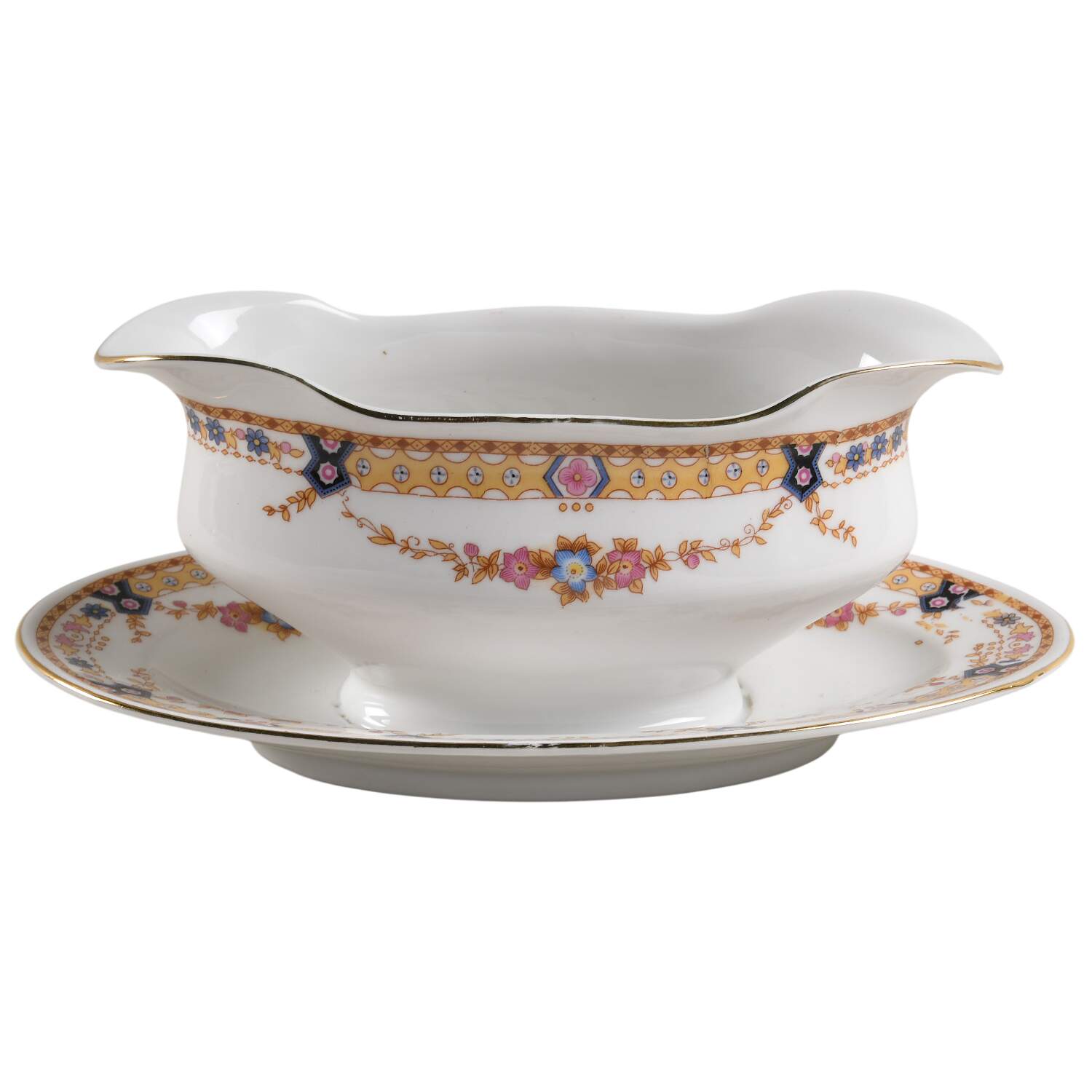 EPI66 Gravy Boat with Attached Underplate by Epiag-1