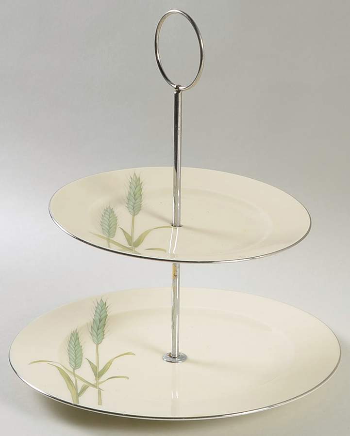 Harvest 2 Tiered Serving Tray (Dinner & Salad Plate) by Epiag-1