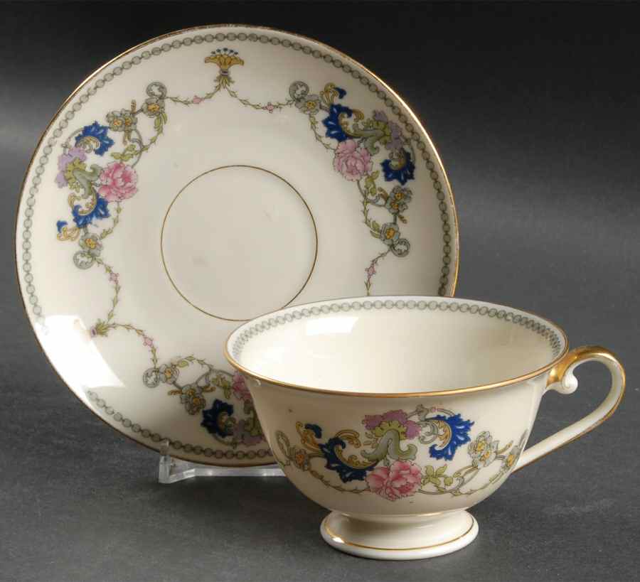 Isabele Footed Cup & Saucer Set by Epiag-1