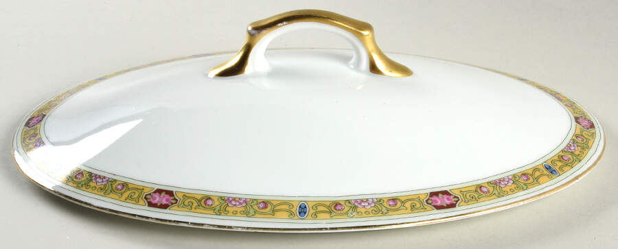 Ivory Lid for Oval Vegetable by Epiag-1