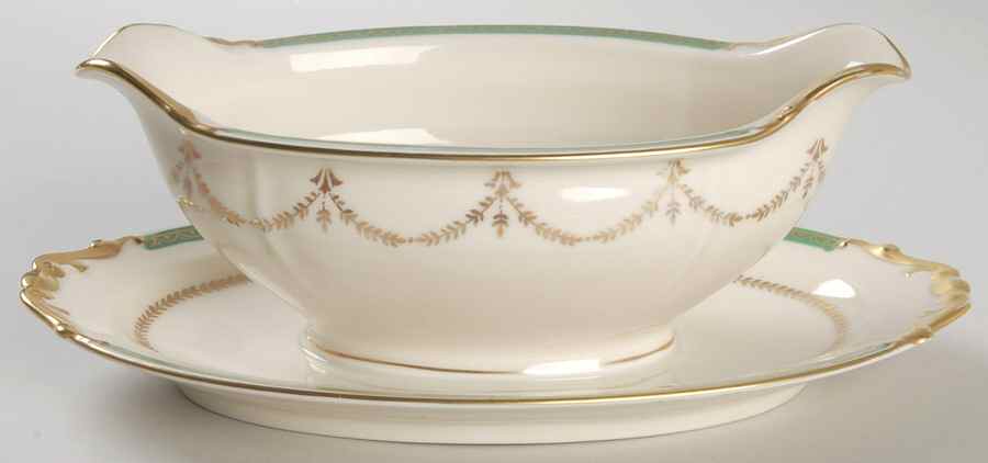Killarney Gravy Boat with Attached Underplate by Epiag-1