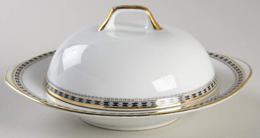 Minerva Round Covered Butter with Strainer by Epiag-1