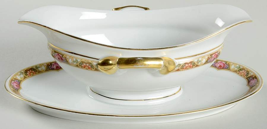 Moloya Gravy Boat with Attached Underplate by Epiag-1