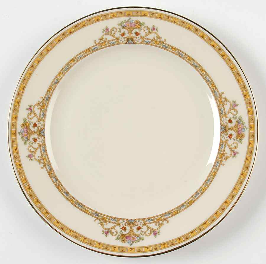 Moresque (Cream) Salad Plate by Epiag-1