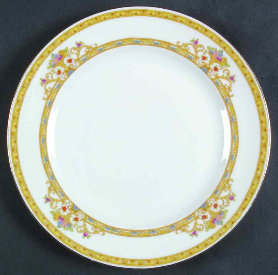 Moresque (White) Salad Plate by Epiag-1