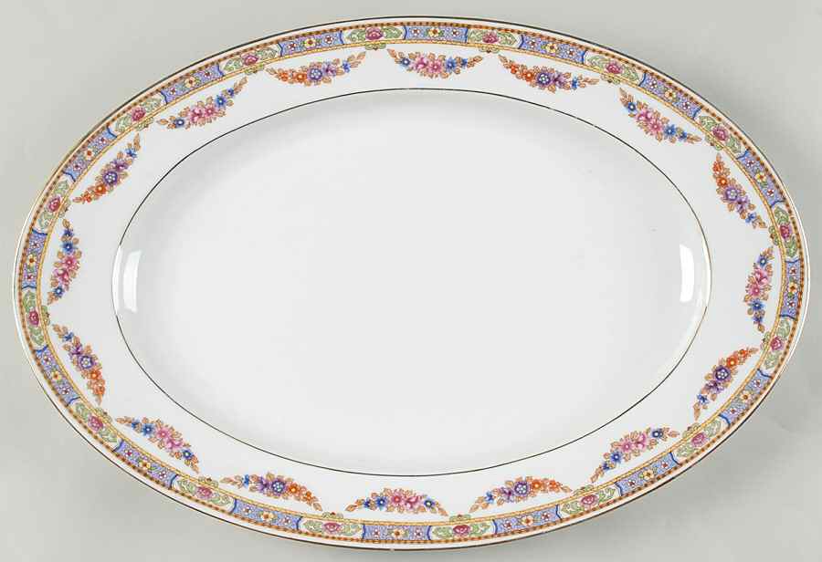 Normandy 17" Oval Serving Platter by Epiag-1