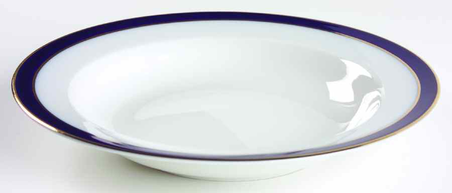 Norwalk Cobalt Large Rim Soup Bowl by Epiag-1