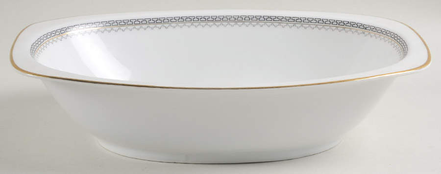 Parthenon (No Verge) 9" Oval Vegetable Bowl by Epiag-1