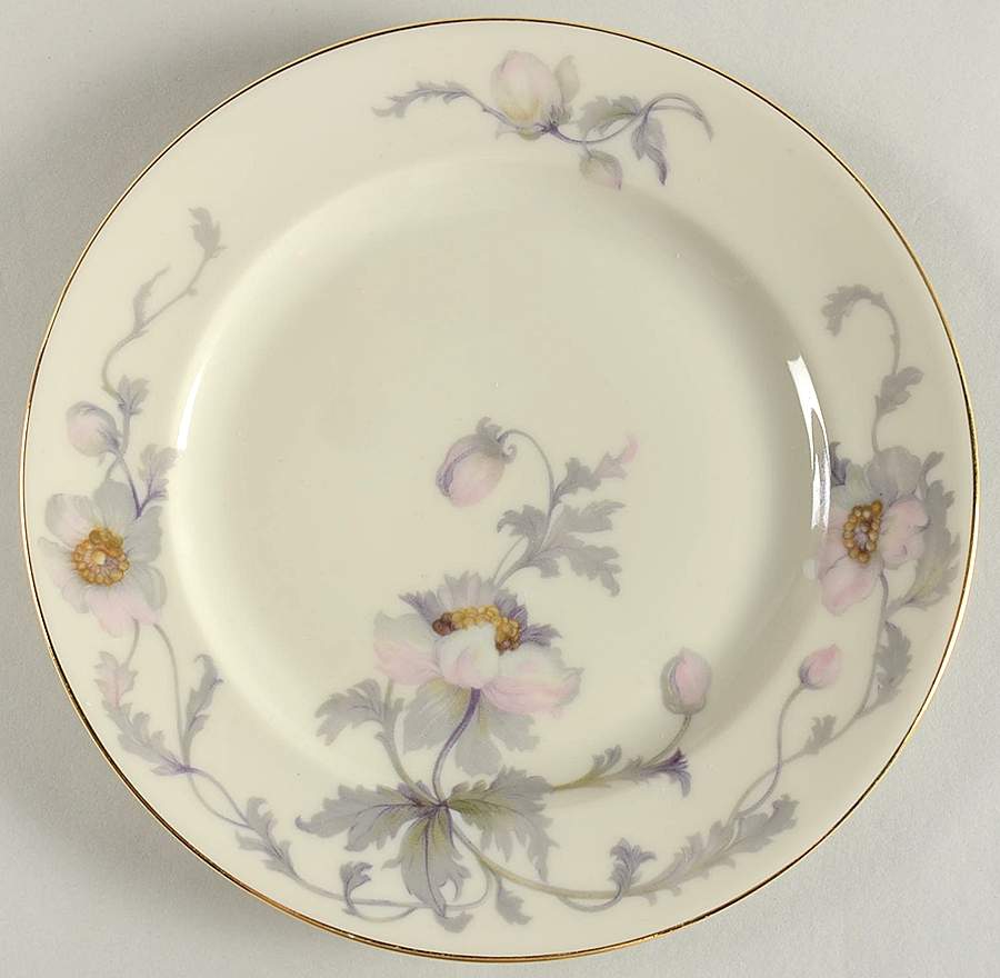 Pastelle (Cream Background, Smooth) Salad Plate by Epiag-1
