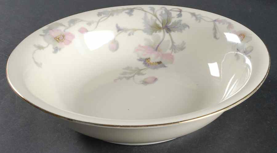 Pastelle (Cream Background, Smooth) 9" Round Vegetable Bowl by Epiag-1