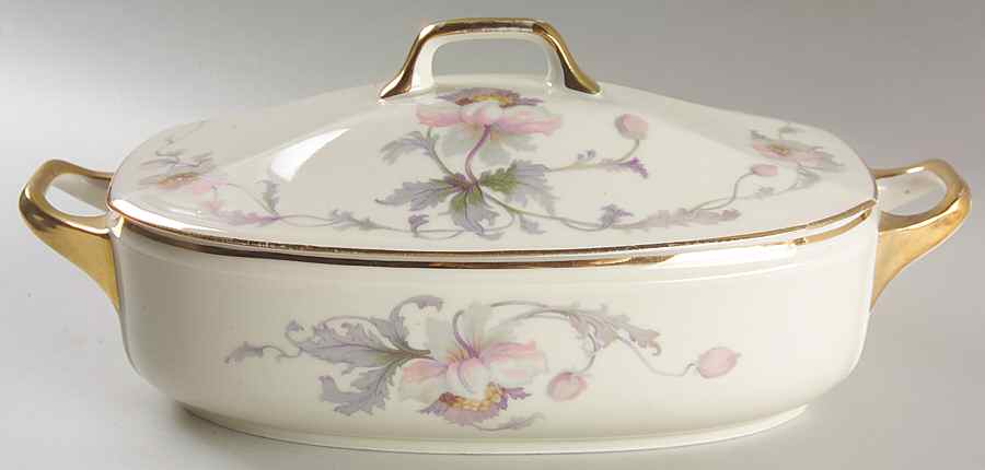 Pastelle (Cream Background, Smooth) Oval Covered Vegetable by Epiag-1