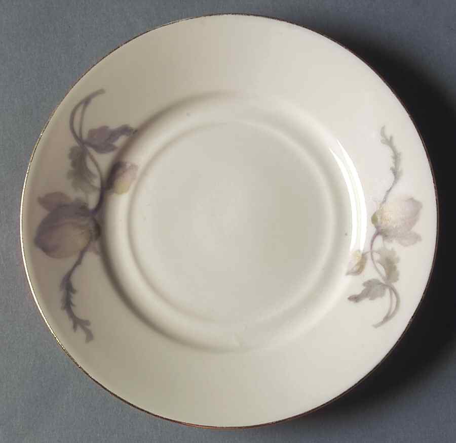 Pastelle (Cream Background, Smooth) Saucer for Flat Cup by Epiag-1