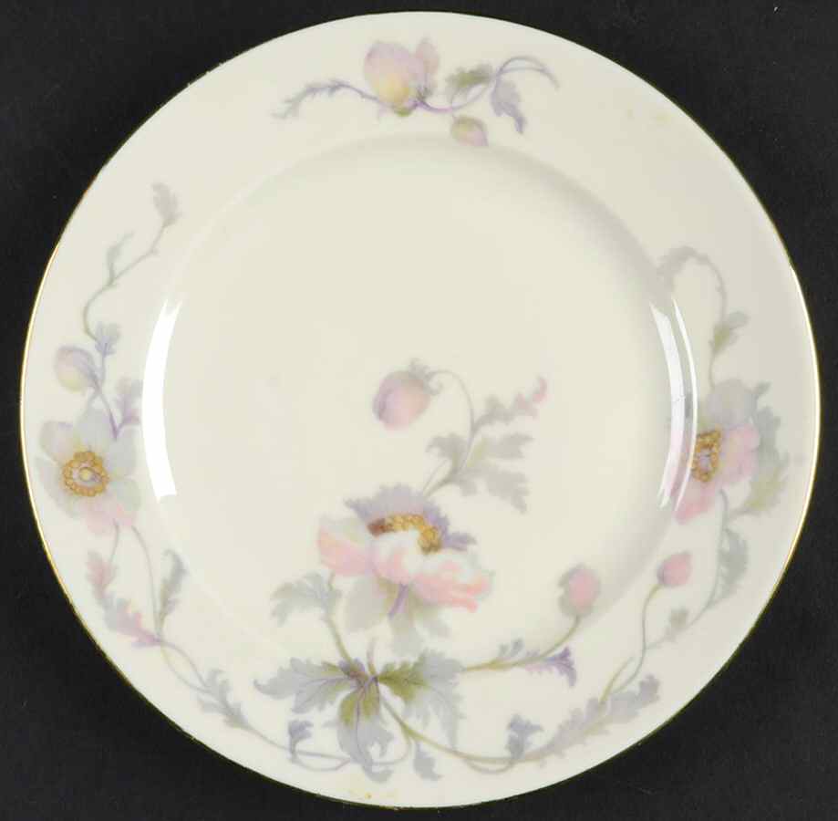 Pastelle (Cream Background, Smooth) Salad Plate by Epiag-1