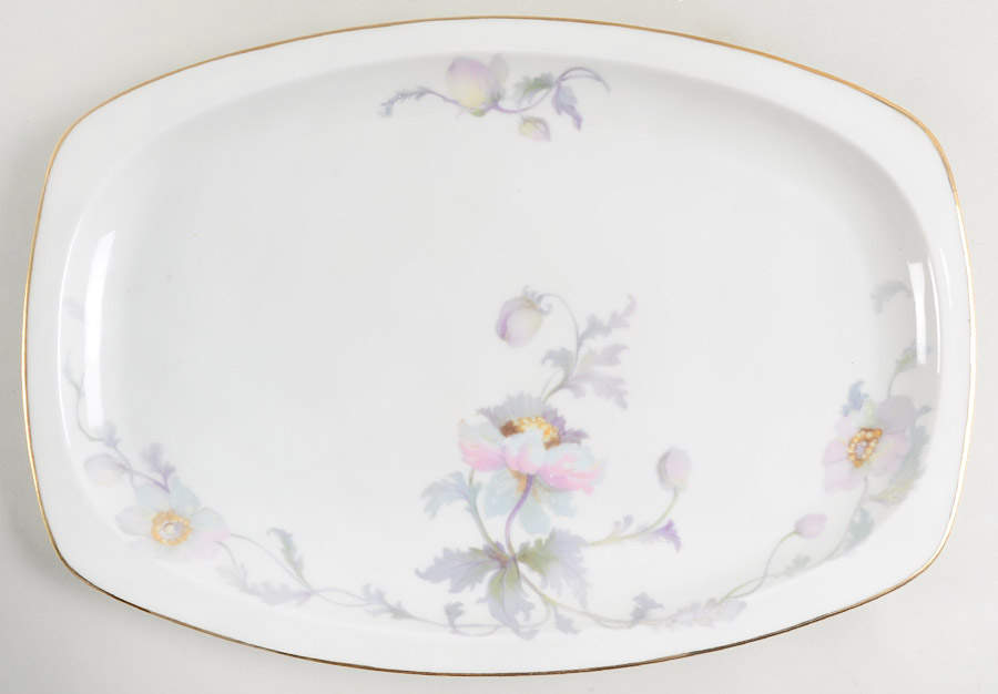 Pastelle (White Background) 14" Oval Serving Platter by Epiag-1