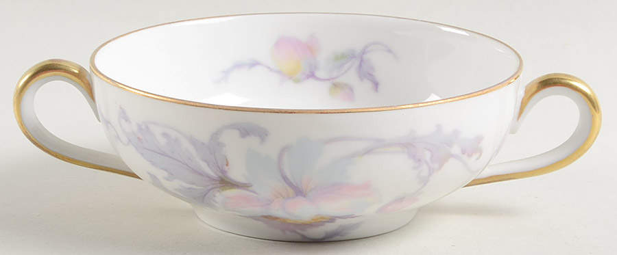 Pastelle (White Background) Flat Cream Soup Bowl by Epiag-1