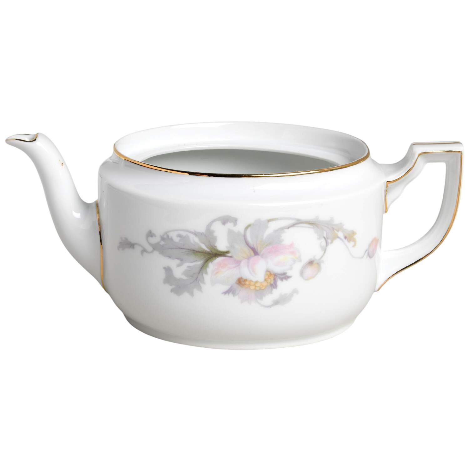 Pastelle (White Background) Teapot No Lid by Epiag-1