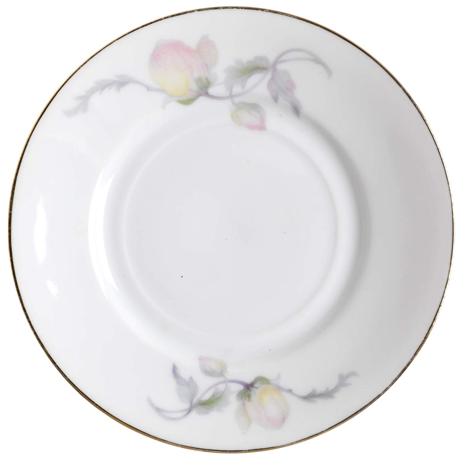 Pastelle (White Background) Saucer for Flat Cup by Epiag-1