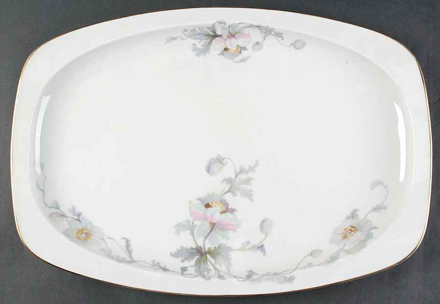 Pastelle (White Background) 17" Oval Serving Platter by Epiag-1