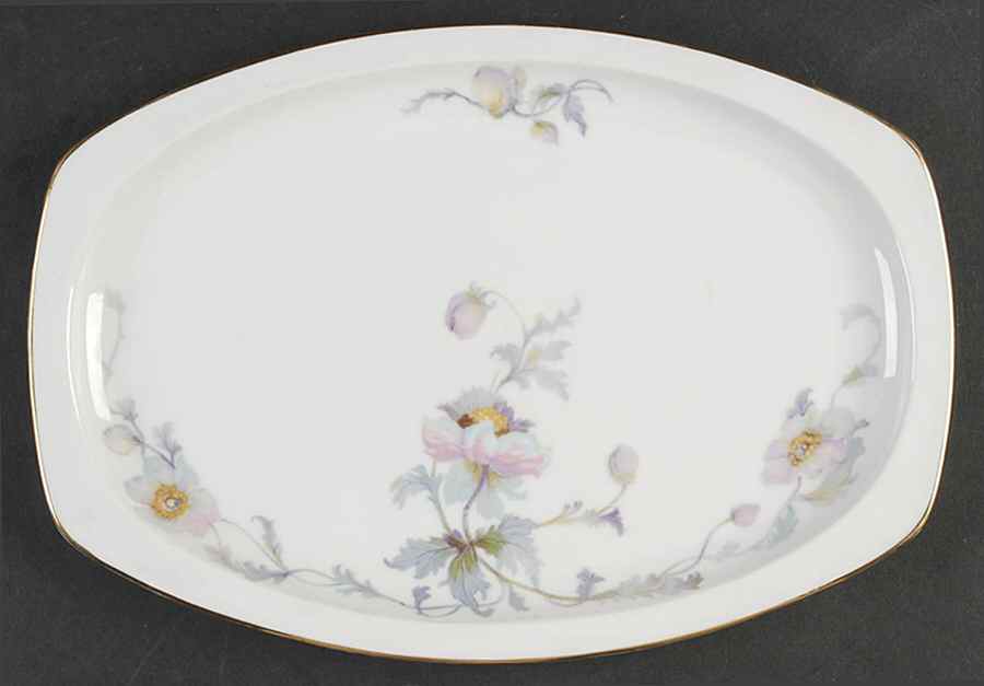 Pastelle (White Background) 12" Oval Serving Platter by Epiag-1