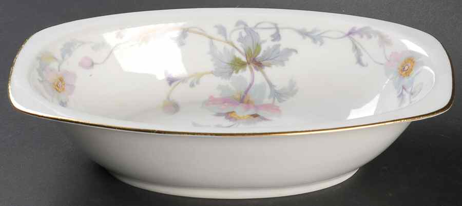 Pastelle (White Background) 9" Oval Vegetable Bowl by Epiag-1