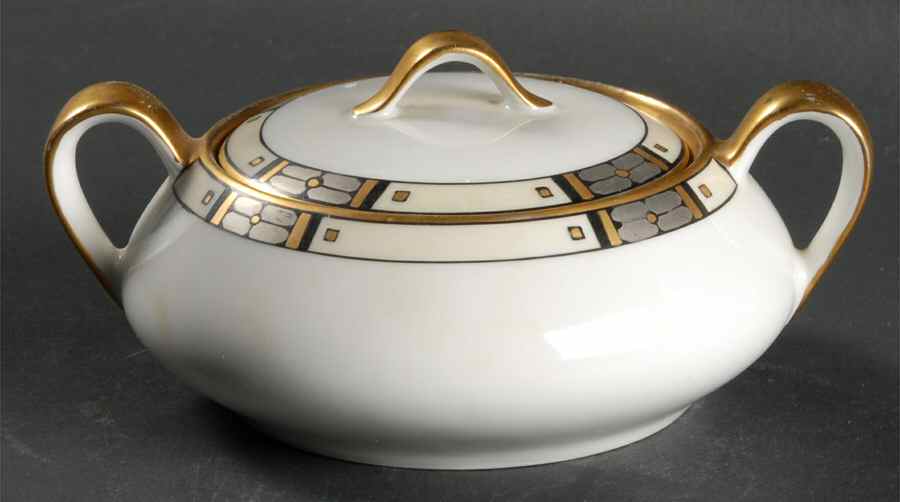 Platina Sugar Bowl & Lid by Epiag-1